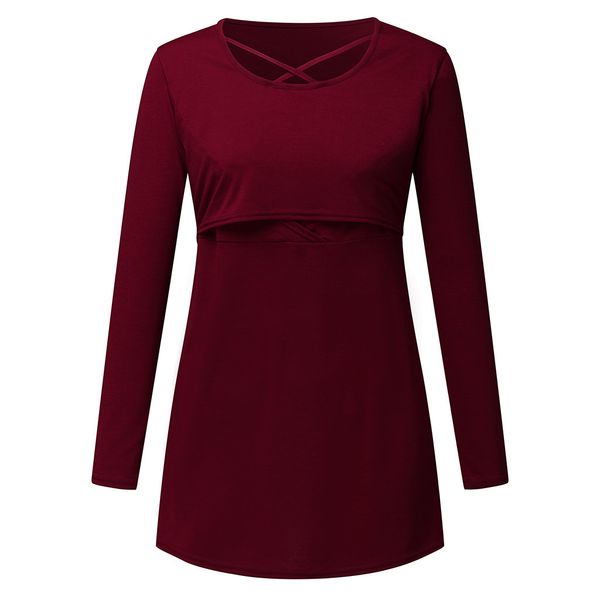 Nursing Tops Maternity Winter Clothes Long Sleeve T Shirt Breastfeeding Top Pregnancy Clothes Women Blouse Womens CLothing
Nursing Tops Maternity Winter Clothes Long Sleeve T Shirt Breastfeeding Top Pregnancy Clothes Women Blouse Womens CLothing