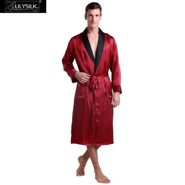 lilysilk 100 silk robe пижамы кимоно мужчины 22 momme длинные рукава contrast воротник luxury бесплатная доставка natural, Black;brown
lilysilk 100 silk robe пижамы кимоно мужчины 22 momme длинные рукава contrast воротник luxury бесплатная доставка natural, Black;brown