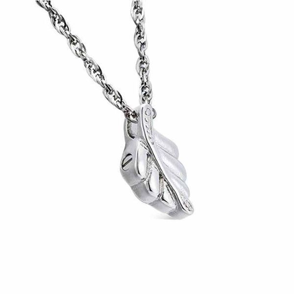 leaves cremation jewelry stainless steel ash urn pendant memorial keepsake necklace +fill kits, Silver
leaves cremation jewelry stainless steel ash urn pendant memorial keepsake necklace +fill kits, Silver