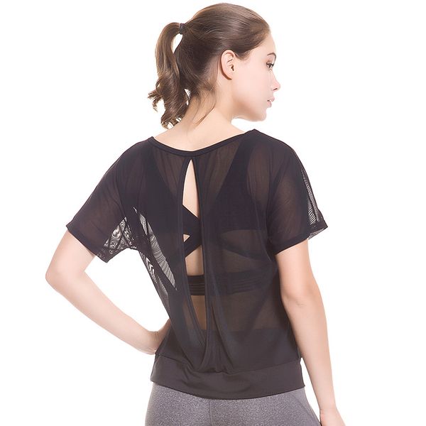 peneran mesh transparent women sport t-shirt wear yoga sports woman breathable fitness gym shirt 2019 black white jersey s l, White;red
peneran mesh transparent women sport t-shirt wear yoga sports woman breathable fitness gym shirt 2019 black white jersey s l, White;red