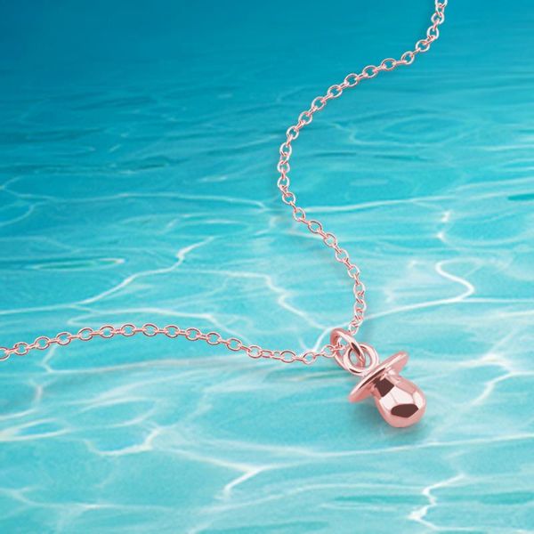 cute little pacifier pendant necklace ladies jewelry, sterling silver 925 necklace for women, exquisite fashion gift
cute little pacifier pendant necklace ladies jewelry, sterling silver 925 necklace for women, exquisite fashion gift