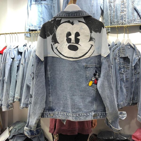 cute print loose denim coat outerwear women's fashion spring 2020 students casual jeans coat loose cowboy jackets, Black;brown
cute print loose denim coat outerwear women's fashion spring 2020 students casual jeans coat loose cowboy jackets, Black;brown