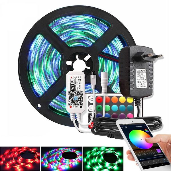 music bluetooth wifi rgb led strip light 2835 dc 12v waterproof 5m 60 leds m ribbon led diode tape controller power adapter
music bluetooth wifi rgb led strip light 2835 dc 12v waterproof 5m 60 leds m ribbon led diode tape controller power adapter