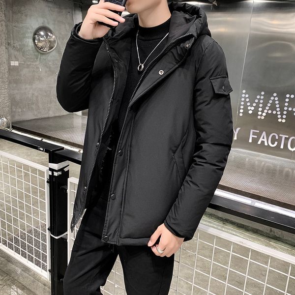 winter down jacket men's warm thick fashion parka men solid color casual hooded coat man wild loose cotton jacket male clothes, Black
winter down jacket men's warm thick fashion parka men solid color casual hooded coat man wild loose cotton jacket male clothes, Black