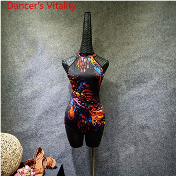 latin dance 2018 new women print backless bodysuit lady's ballroom waltz tango dancing practice costumes, Black;red
latin dance 2018 new women print backless bodysuit lady's ballroom waltz tango dancing practice costumes, Black;red