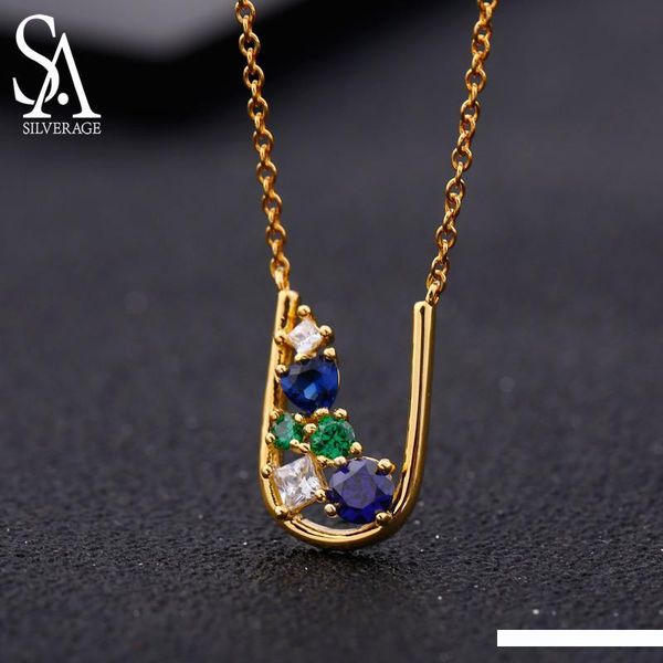 sa silverage real 925 sterling silver colorful gemstone pendant necklaces for woman yellow gold plated silver chain necklace
sa silverage real 925 sterling silver colorful gemstone pendant necklaces for woman yellow gold plated silver chain necklace