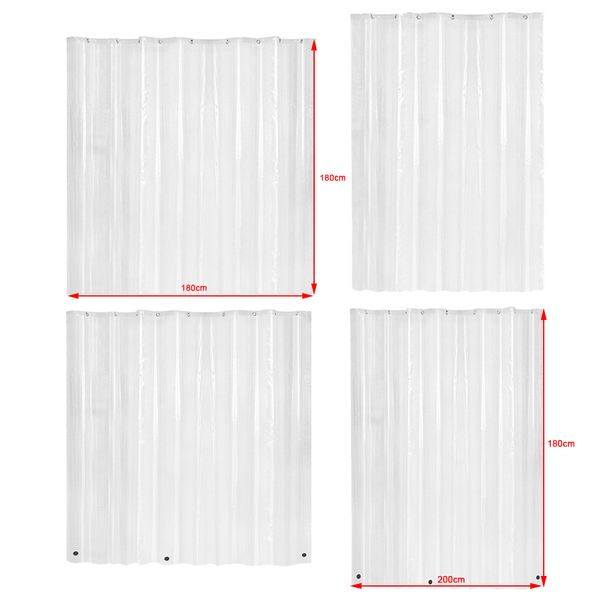2 pieces germ shower curtain liner made of anti-bacterial peva, water proof hanging panel bathroom shower curtain clear l
2 pieces germ shower curtain liner made of anti-bacterial peva, water proof hanging panel bathroom shower curtain clear l