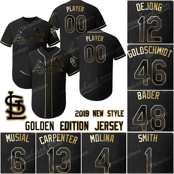 st. louis golden edition jersey harrison bader paul goldschmidt 4 yadier molina adam wainwright custom baseball jerseys, Blue;black
st. louis golden edition jersey harrison bader paul goldschmidt 4 yadier molina adam wainwright custom baseball jerseys, Blue;black