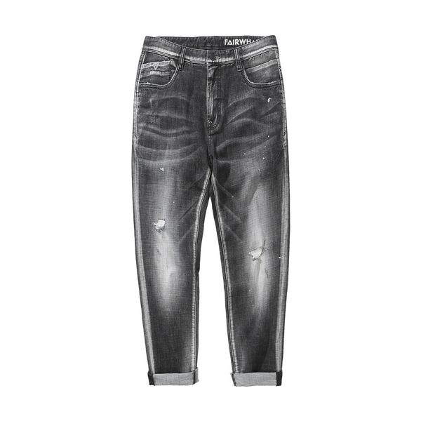 mark fairwhale 2019 new arrival casual black jeans skinny ripped holes stretch fit denim trousers men's pants 718121021003, Blue
mark fairwhale 2019 new arrival casual black jeans skinny ripped holes stretch fit denim trousers men's pants 718121021003, Blue
