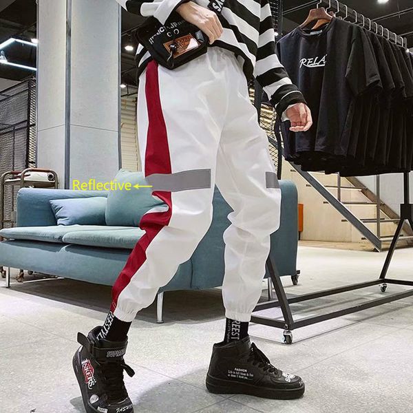 cargo pants men plus size casual hip hop reflective trousers hipster baggy mens overalls loose students trackpants streetwear, Black
cargo pants men plus size casual hip hop reflective trousers hipster baggy mens overalls loose students trackpants streetwear, Black