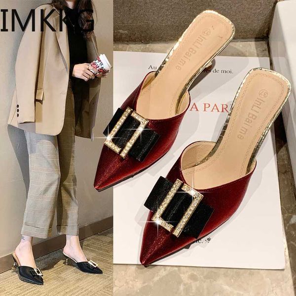 women summer high heels slippers ladies pointed toe strange style buckle outside shoes slik woman fashion footwear, Black
women summer high heels slippers ladies pointed toe strange style buckle outside shoes slik woman fashion footwear, Black