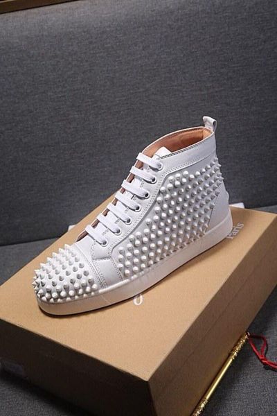 fashion cut suede flash leather red bottom platform designer spike luxury sneakers men and women party wedding crystal shoes size 35-46 lts, Black
fashion cut suede flash leather red bottom platform designer spike luxury sneakers men and women party wedding crystal shoes size 35-46 lts, Black