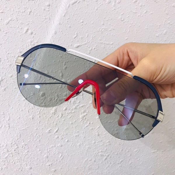 half frame gradient sunglasses women cover one piece goggle shades men tbs811, White;black
half frame gradient sunglasses women cover one piece goggle shades men tbs811, White;black