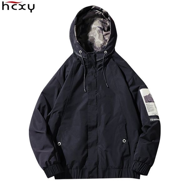 hcxy 2019 autumn new men's hooded jackets men coats drawstring hood mens outwear clothing loose zipper windproof size 4xl, Black;brown
hcxy 2019 autumn new men's hooded jackets men coats drawstring hood mens outwear clothing loose zipper windproof size 4xl, Black;brown