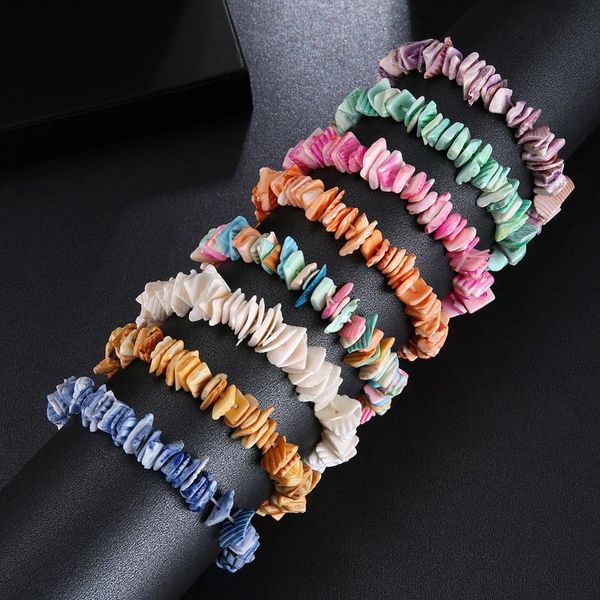 rainbow white bracelet for women multicolor shell bracelet cute anniversary bead beach accessories adjustable gravel jewelry, Golden;silver
rainbow white bracelet for women multicolor shell bracelet cute anniversary bead beach accessories adjustable gravel jewelry, Golden;silver