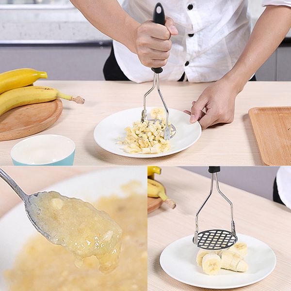 metal manual kitchen vegetable potato masher ricer fruit banana egg crusher tool
metal manual kitchen vegetable potato masher ricer fruit banana egg crusher tool