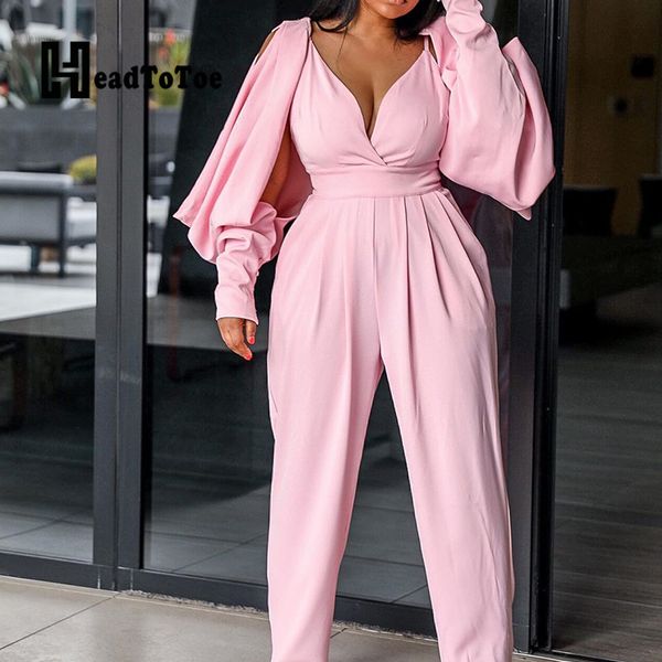women's jumpsuits & rompers women solid backless long sleeve casual fashion v neck one piece overalls, Black;white
women's jumpsuits & rompers women solid backless long sleeve casual fashion v neck one piece overalls, Black;white