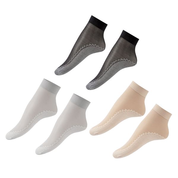 30 pairs lady chinlon silk summer socks wicking anti-slip ankle crew socks, Black;white
30 pairs lady chinlon silk summer socks wicking anti-slip ankle crew socks, Black;white