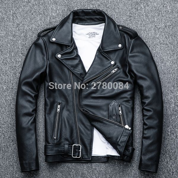 factory turn-down collar genuine leather jacket for men real leather cowhide coat male punk motorcycle epaulet suit, Black
factory turn-down collar genuine leather jacket for men real leather cowhide coat male punk motorcycle epaulet suit, Black