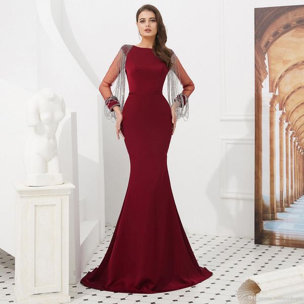 maggieisamazing real picture jewel exposed boning mermaid sweep train cocktail dresses formal dress cyh02019f002, Black
maggieisamazing real picture jewel exposed boning mermaid sweep train cocktail dresses formal dress cyh02019f002, Black
