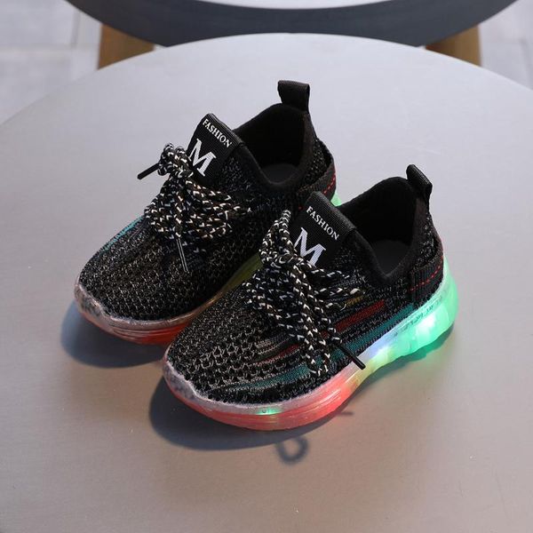 children kids baby shoes luminous sneakers boy girl cartoon led light up shoes glowing with light kids children led, Black
children kids baby shoes luminous sneakers boy girl cartoon led light up shoes glowing with light kids children led, Black