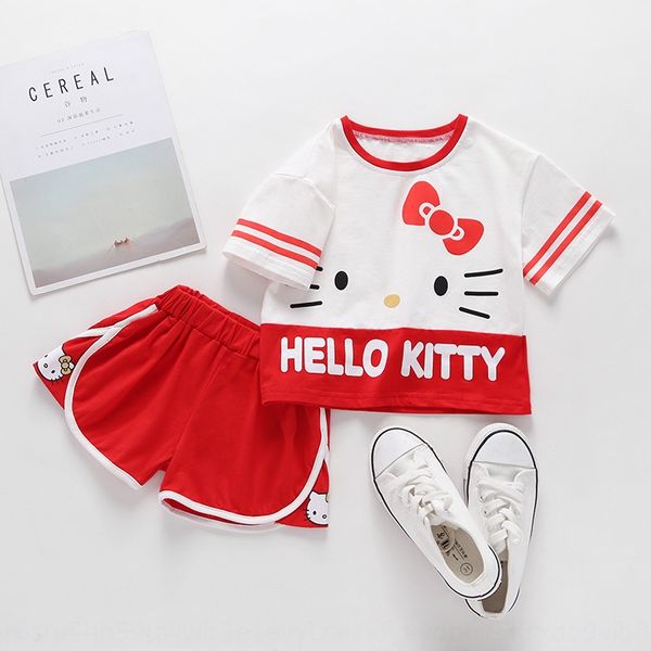 gvspm foshan 2019 cartoon clothing children's children's cat printing short-sleeved baby suit color matching suit western style su
gvspm foshan 2019 cartoon clothing children's children's cat printing short-sleeved baby suit color matching suit western style su