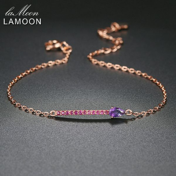 lamoon 925 sterling silver bracelet gemstone woman amethyst bracelet 18k rose gold plated fine jewelry water drop shape lmhi049, Golden;silver
lamoon 925 sterling silver bracelet gemstone woman amethyst bracelet 18k rose gold plated fine jewelry water drop shape lmhi049, Golden;silver