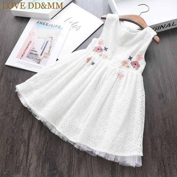 love dd&mm girls dresses 2019 summer new children's wear girls simple sweet flowers embroidered hollow mesh vest dress, Red;yellow
love dd&mm girls dresses 2019 summer new children's wear girls simple sweet flowers embroidered hollow mesh vest dress, Red;yellow