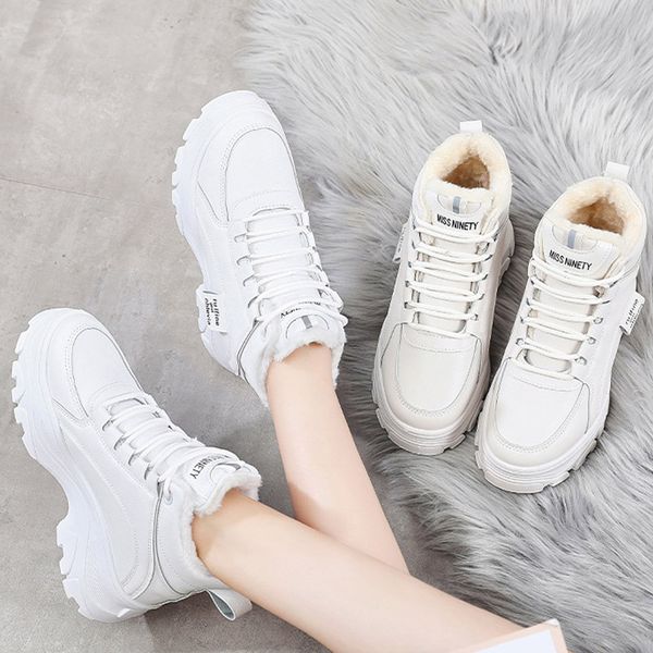 новые зимний повысить женской sneakers fur высоких кроссовок коренастых платформы дама повседневная обувь женщина обувь белой, Black
новые зимний повысить женской sneakers fur высоких кроссовок коренастых платформы дама повседневная обувь женщина обувь белой, Black