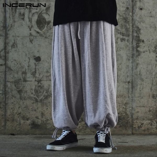 incerun мужские шаровары кулиской joggers свободное 2019 сплошные цвета свободные повседневные брюки high street стильный брюки мужчины s-3x, Black
incerun мужские шаровары кулиской joggers свободное 2019 сплошные цвета свободные повседневные брюки high street стильный брюки мужчины s-3x, Black