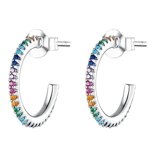 rainbow stud earrings colorful zirconia simple earrings trendy wedding party jewelry gift, Golden;silver
rainbow stud earrings colorful zirconia simple earrings trendy wedding party jewelry gift, Golden;silver