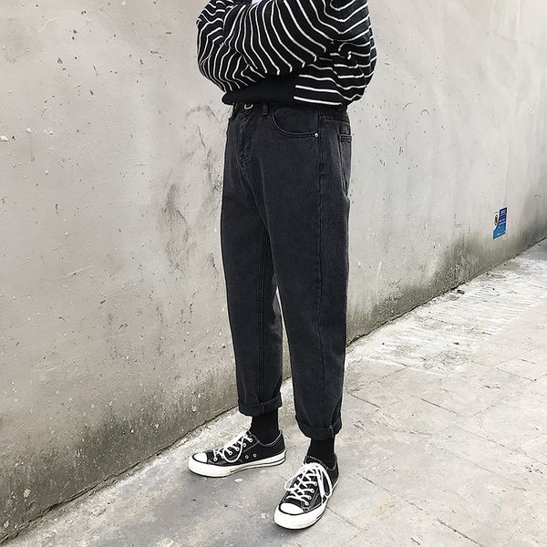 2019 spot men's summer new korean version of the trend of wild ins super fire simple loose casual jeans, Blue
2019 spot men's summer new korean version of the trend of wild ins super fire simple loose casual jeans, Blue
