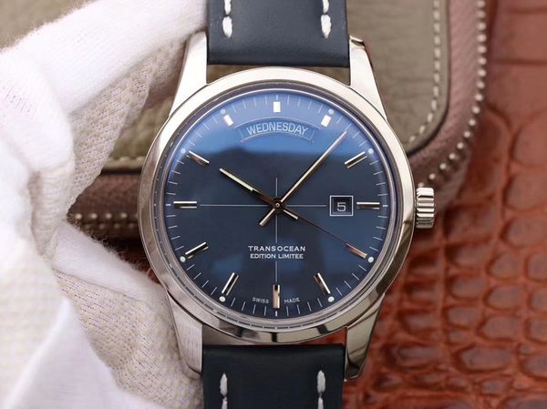 2019 роскошные часы высшего качества montre de luxe v7 завод transocean daydate серии a20ba.1 мужские часы cal45 механизм автоматические час, Slivery;brown
2019 роскошные часы высшего качества montre de luxe v7 завод transocean daydate серии a20ba.1 мужские часы cal45 механизм автоматические час, Slivery;brown