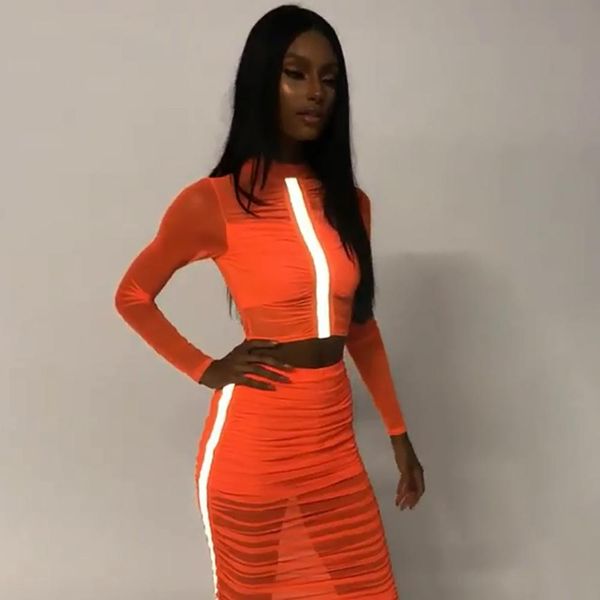 aprmhisy reflective mesh patchwork two piece set women 2019 new summer thin crop and skirt sets outfits, White
aprmhisy reflective mesh patchwork two piece set women 2019 new summer thin crop and skirt sets outfits, White