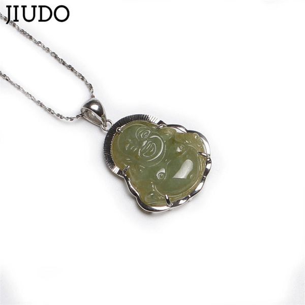 jiuduo shipping natural jade buddha pendant with 925 sterling silver chain necklace 100% genuine neutral fashion gifts
jiuduo shipping natural jade buddha pendant with 925 sterling silver chain necklace 100% genuine neutral fashion gifts