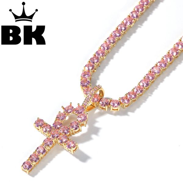 the bling king custom pink anka necklace hip hop full iced out cubic zirconia gold sliver cz stone, Silver
the bling king custom pink anka necklace hip hop full iced out cubic zirconia gold sliver cz stone, Silver