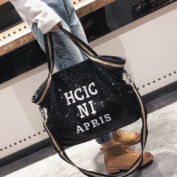 big bag 2020 new wave of european and american fashion handbags shoulder letter sequined high-capacity leisure mobile messenger bag
big bag 2020 new wave of european and american fashion handbags shoulder letter sequined high-capacity leisure mobile messenger bag