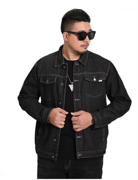 new fashion plus size long sleeve stand collar homme jacket mens spring designer casual denim jacket, Black;brown
new fashion plus size long sleeve stand collar homme jacket mens spring designer casual denim jacket, Black;brown