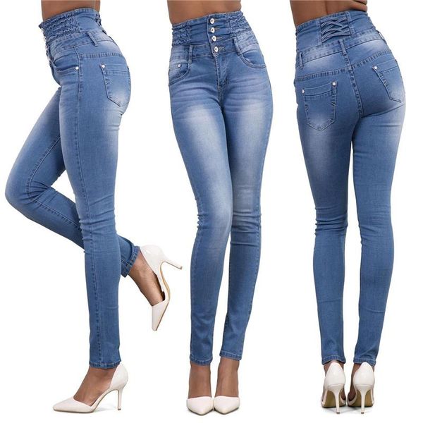 2017 new style autumn plus size casual women jeans high waist pant slim stretch trousers for woman blue party club women clothing-pha
2017 new style autumn plus size casual women jeans high waist pant slim stretch trousers for woman blue party club women clothing-pha