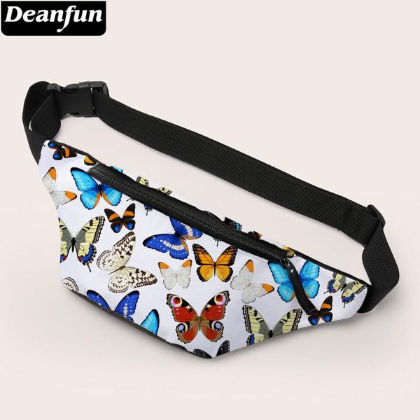 deanfun 3d printing fanny pack zipper travel waist bags colorful butterfly women bum bag 18011
deanfun 3d printing fanny pack zipper travel waist bags colorful butterfly women bum bag 18011