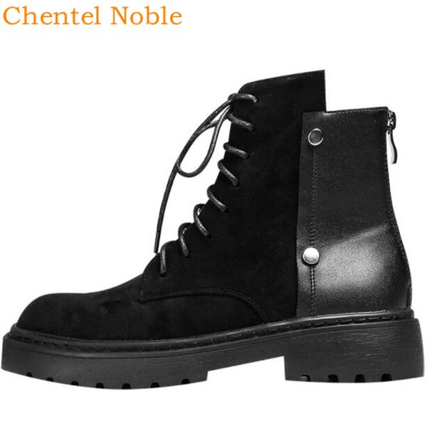 2019 flock leather boots women round toe splice ankle boots heel zipper lace-up cowboy boot women black color 35-40 size
2019 flock leather boots women round toe splice ankle boots heel zipper lace-up cowboy boot women black color 35-40 size