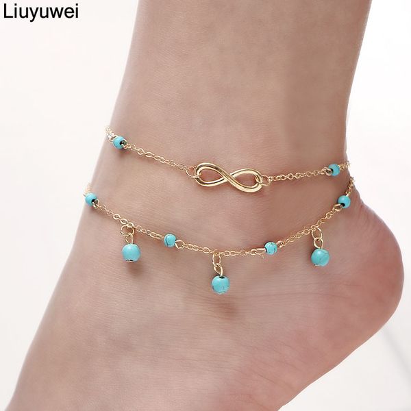 liuyuwei vintage antique gold color anklet women stone beads bohemian ankle bracelet cheville boho foot jewelry ywhzs404, Red;blue
liuyuwei vintage antique gold color anklet women stone beads bohemian ankle bracelet cheville boho foot jewelry ywhzs404, Red;blue