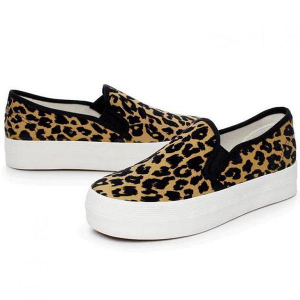 women leopard printed platform shoes slip on canvas flats woman espadrilles round toe flat loafers lady comfortable casual shoes, Black
women leopard printed platform shoes slip on canvas flats woman espadrilles round toe flat loafers lady comfortable casual shoes, Black