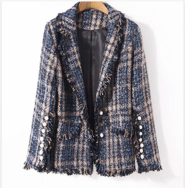new designer luxury wool blend coat women long sleeve turn down collar female fashion slim tweed coat outerwear woolen jacket, Black
new designer luxury wool blend coat women long sleeve turn down collar female fashion slim tweed coat outerwear woolen jacket, Black