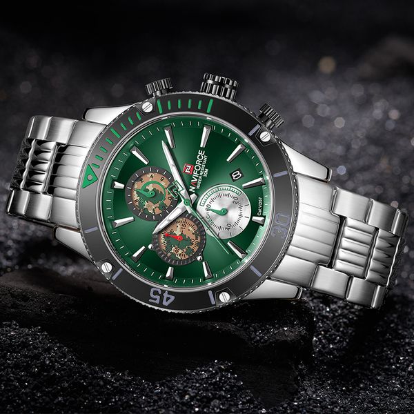men watch naviforce wrist military steel relogio stainless men clock watches chronograph sport brand watch quartz masculino bktud, Slivery;brown
men watch naviforce wrist military steel relogio stainless men clock watches chronograph sport brand watch quartz masculino bktud, Slivery;brown