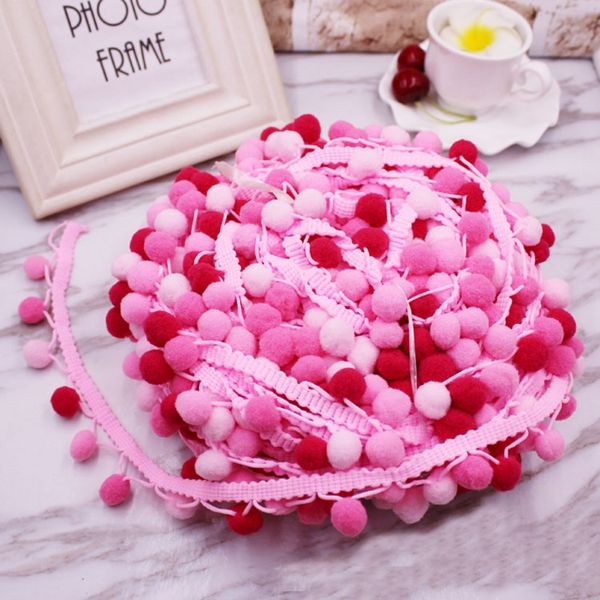 5yards colorfuly tiny lace pompom trim 10-12mm pom trim sewing decoration ribbon ball fringe fur craft diy materials, Pink;blue
5yards colorfuly tiny lace pompom trim 10-12mm pom trim sewing decoration ribbon ball fringe fur craft diy materials, Pink;blue