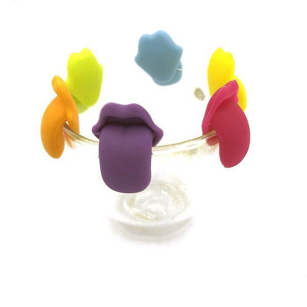 creative tongue silicone six color wine glass recognizer cup marker party tool recognizer cup distinguisher for home party
creative tongue silicone six color wine glass recognizer cup marker party tool recognizer cup distinguisher for home party
