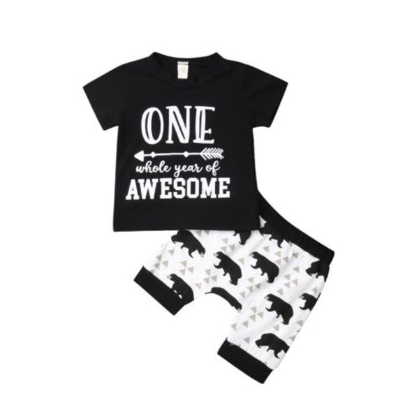 infant newborn baby boys short sleeve t-shirt pants trousers outfit clothes size 0-24m baby clothes, White
infant newborn baby boys short sleeve t-shirt pants trousers outfit clothes size 0-24m baby clothes, White