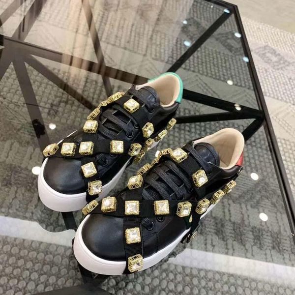new women designer's ace shoes, white belts, women's leisure sports shoes, green and red stripes embroidered pearl snake and 006ti, Black
new women designer's ace shoes, white belts, women's leisure sports shoes, green and red stripes embroidered pearl snake and 006ti, Black