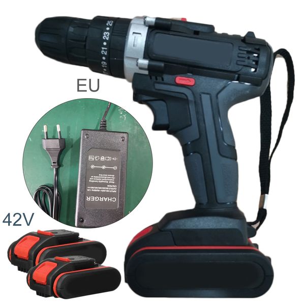 42v 25-28nm 2-speed brushless wireless electric impact drill led with battery durable and practical
42v 25-28nm 2-speed brushless wireless electric impact drill led with battery durable and practical